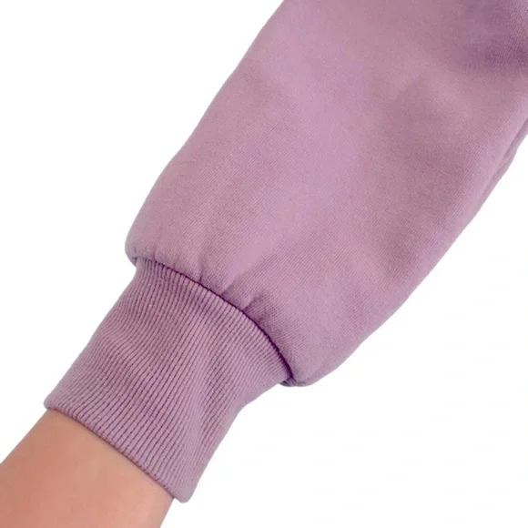 Urban Nation Lavender Life Blooms Graphic Crew Neck Sweatshirt - Picture 10 of 12